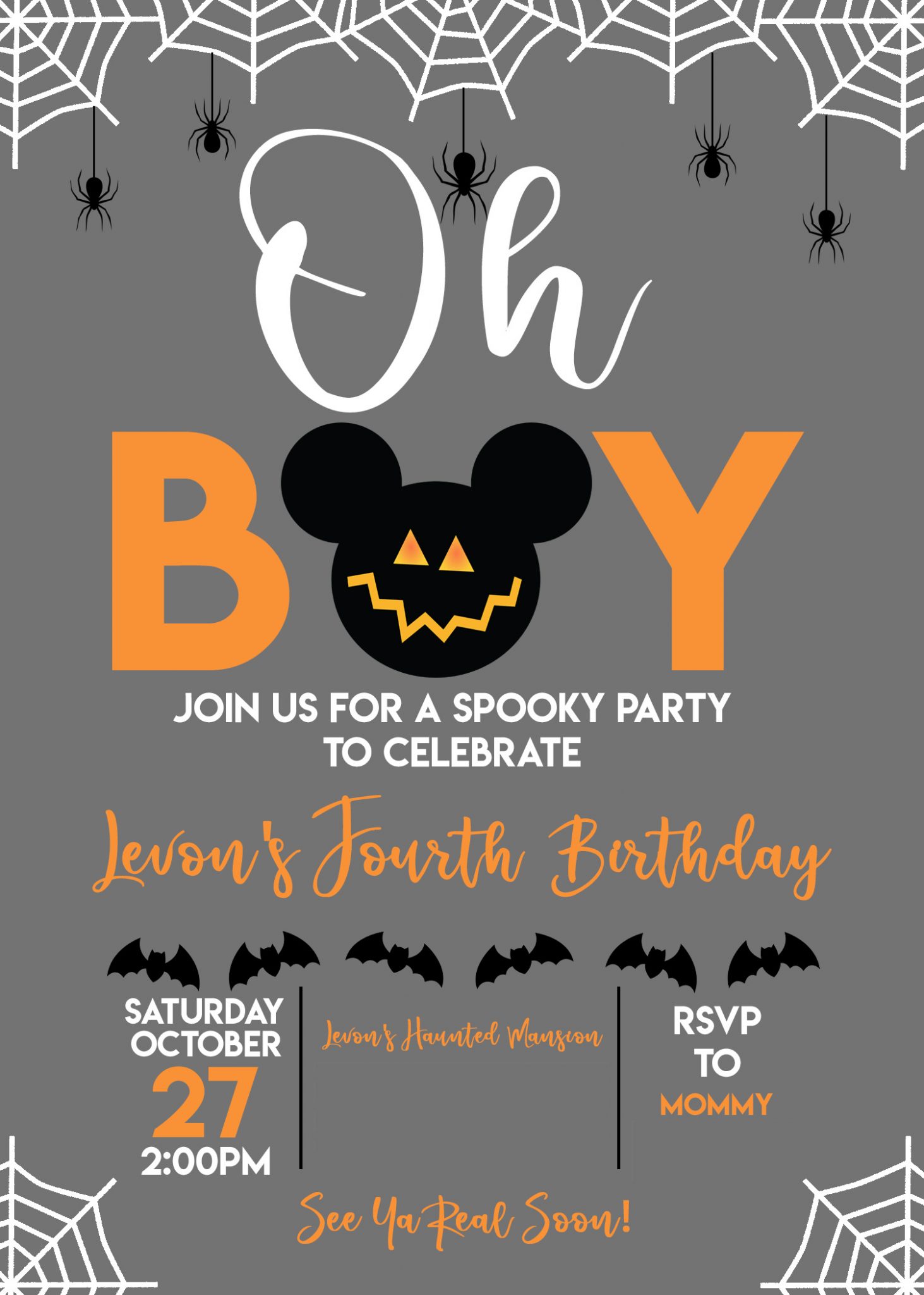 Disneyland Party Invite, Raise Magazine.