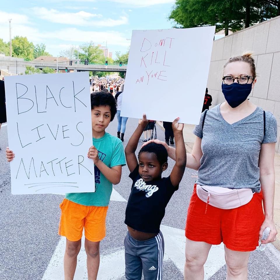 Five-year-old Hank at a BLM Protest, Raise Magazine Five-year-old Hank at a BLM Protest, Raise Magazine