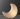 Celestial Linen Moon Accent Lamp