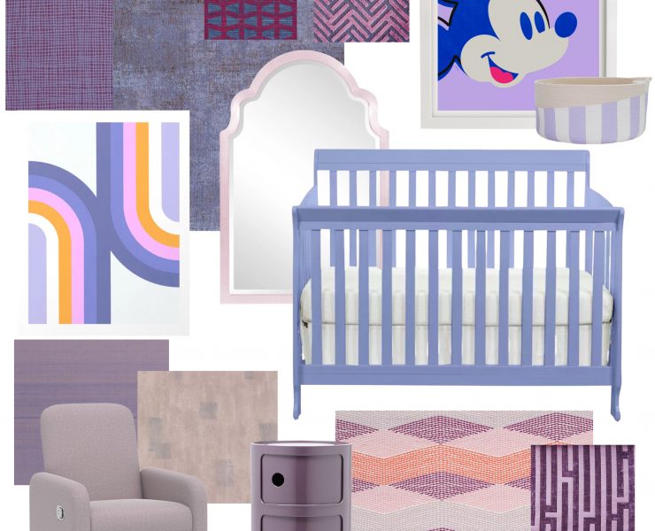 Pantone's Color of the Year: Very Peri Nursery Inspo