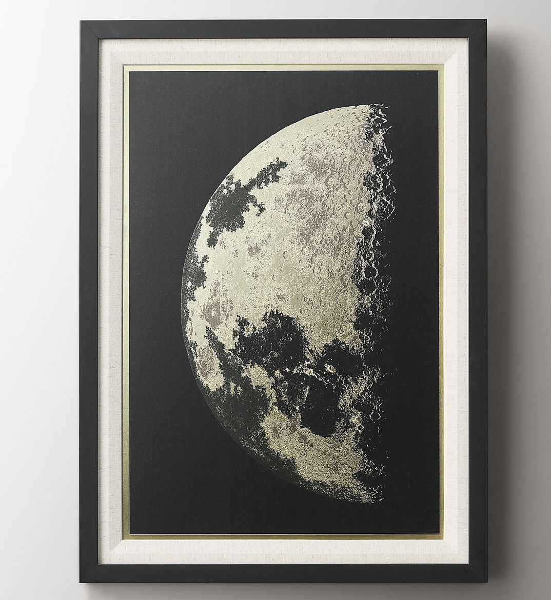 Lunar Phases Foil Art - Third Quarter